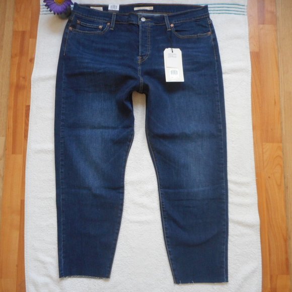 🌸SOLD🌸 New LEVI'S JEANS Size 20W Wedgie Skinny Denim - Picture 1 of 11